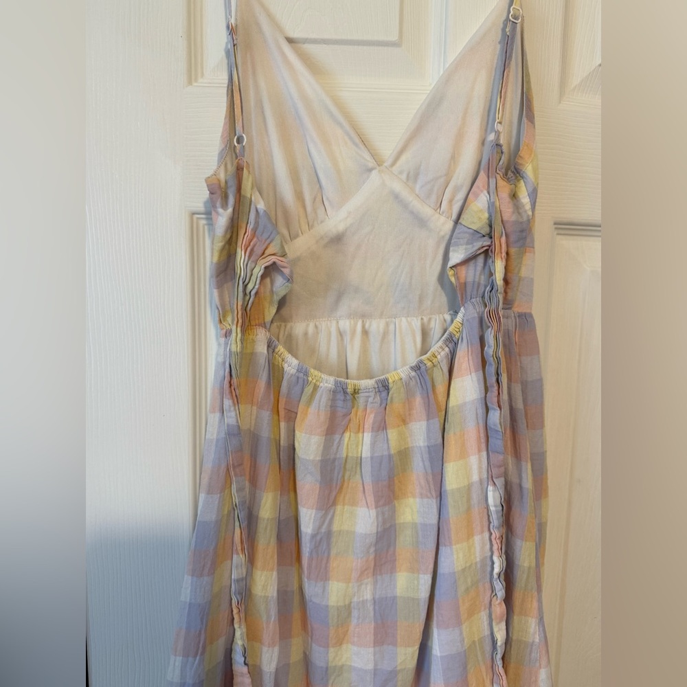 Jessica Simpson Dress Multi-Color Checkered Pattern - Picture 5 of 6